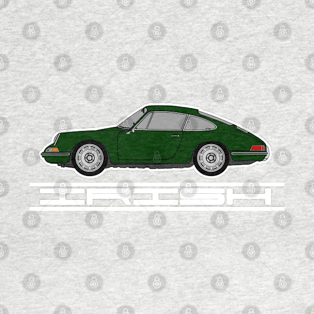 Irish (Green) Pride T-Shirt - Porsche 911 by NeuLivery